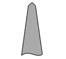 حافة الشفرة الشق