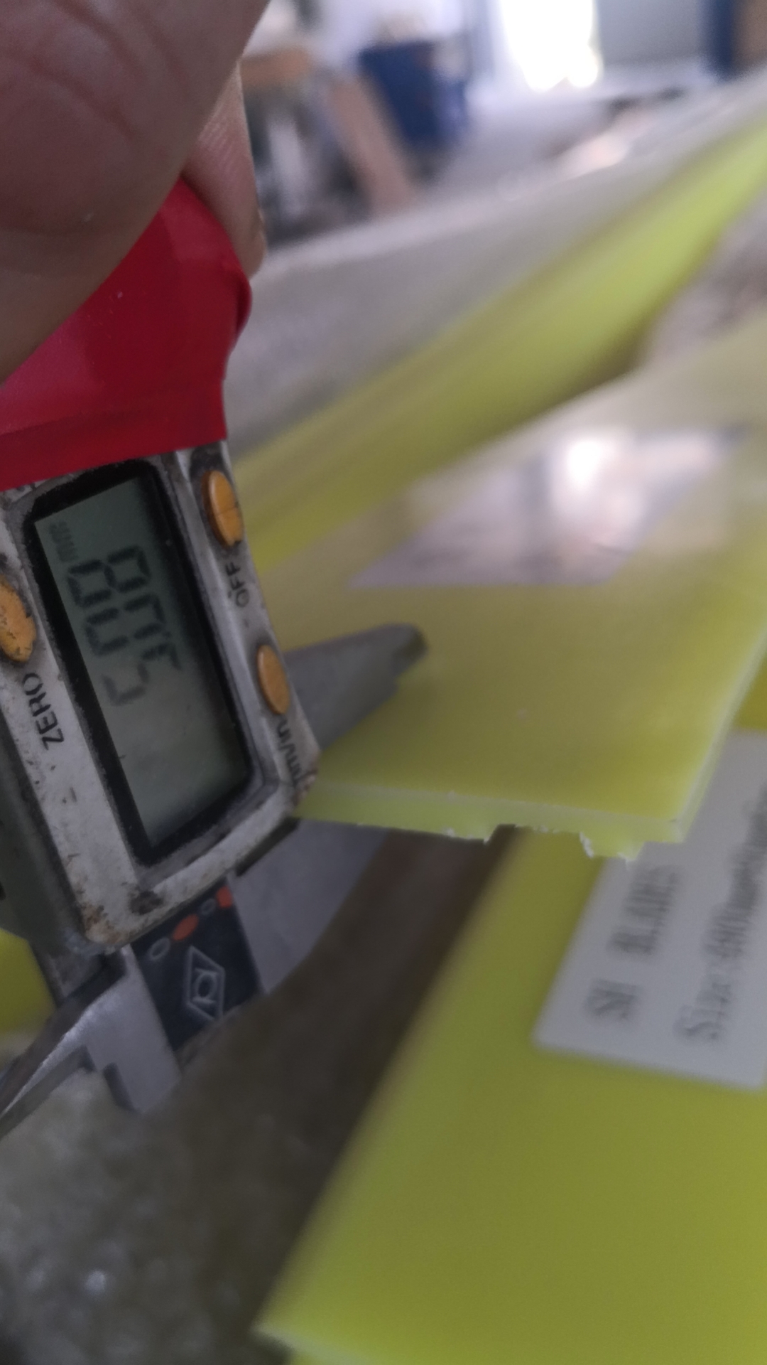 آلة الورق جيدة الأداء الصفراء HDPE دكتور شفرة