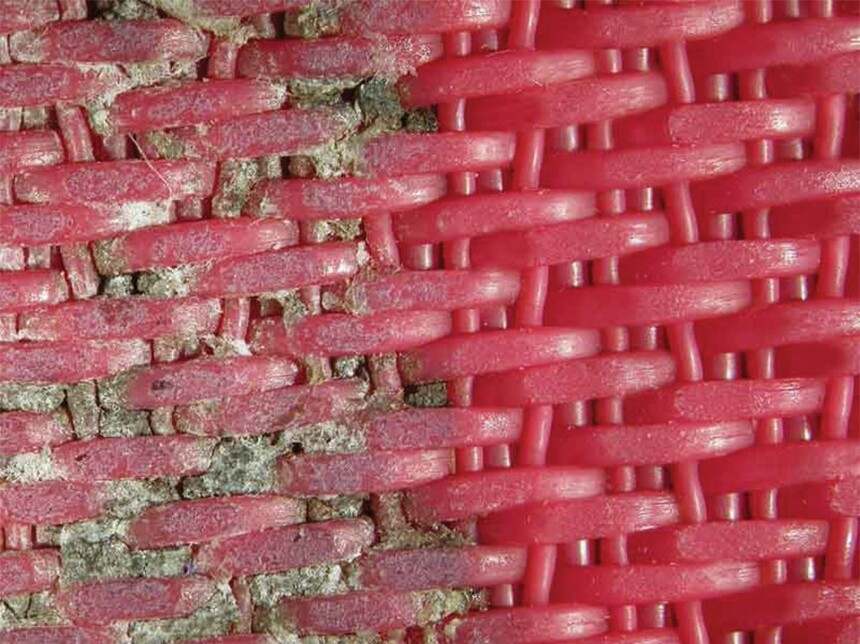 تنظيف الأقمشة المجففة