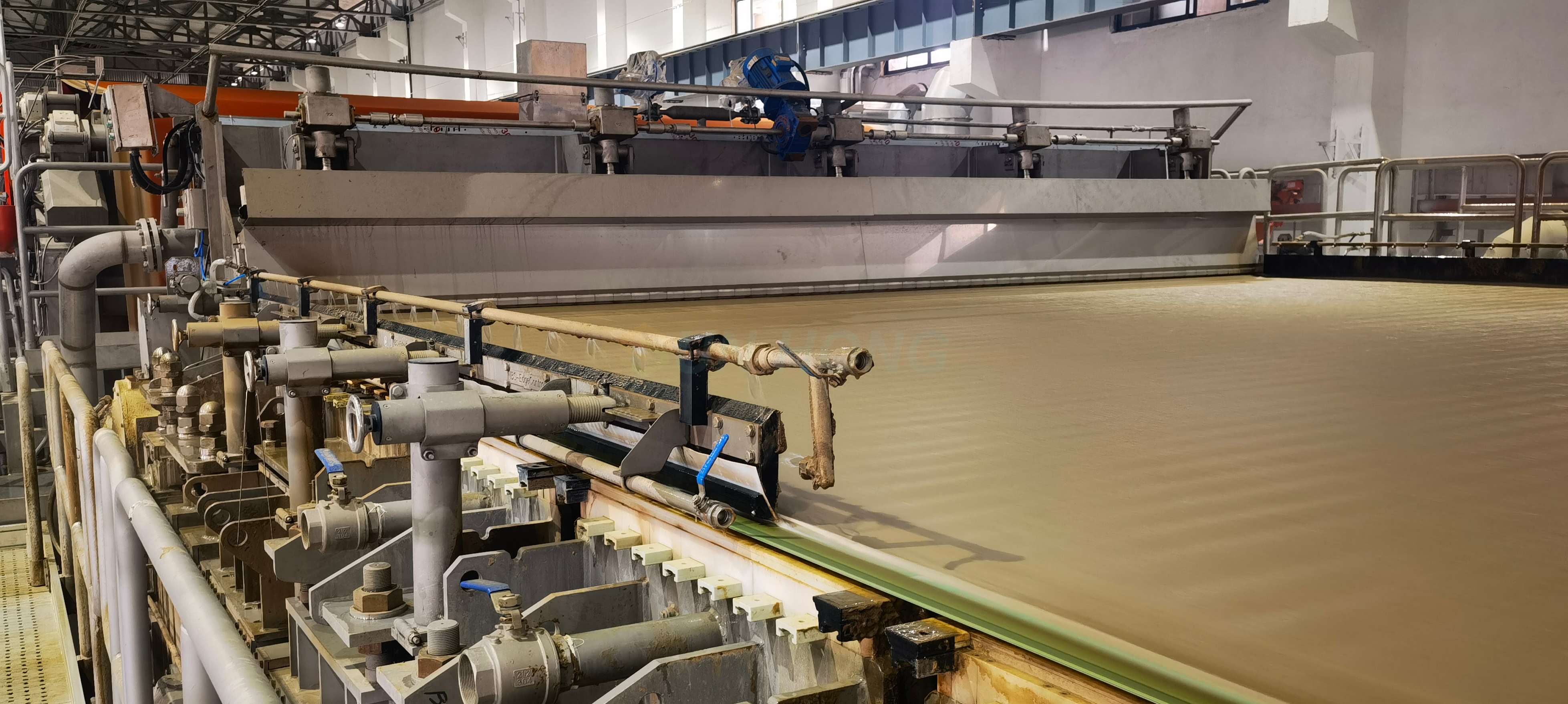 تطبيق آلة الورق تشكيل النسيج